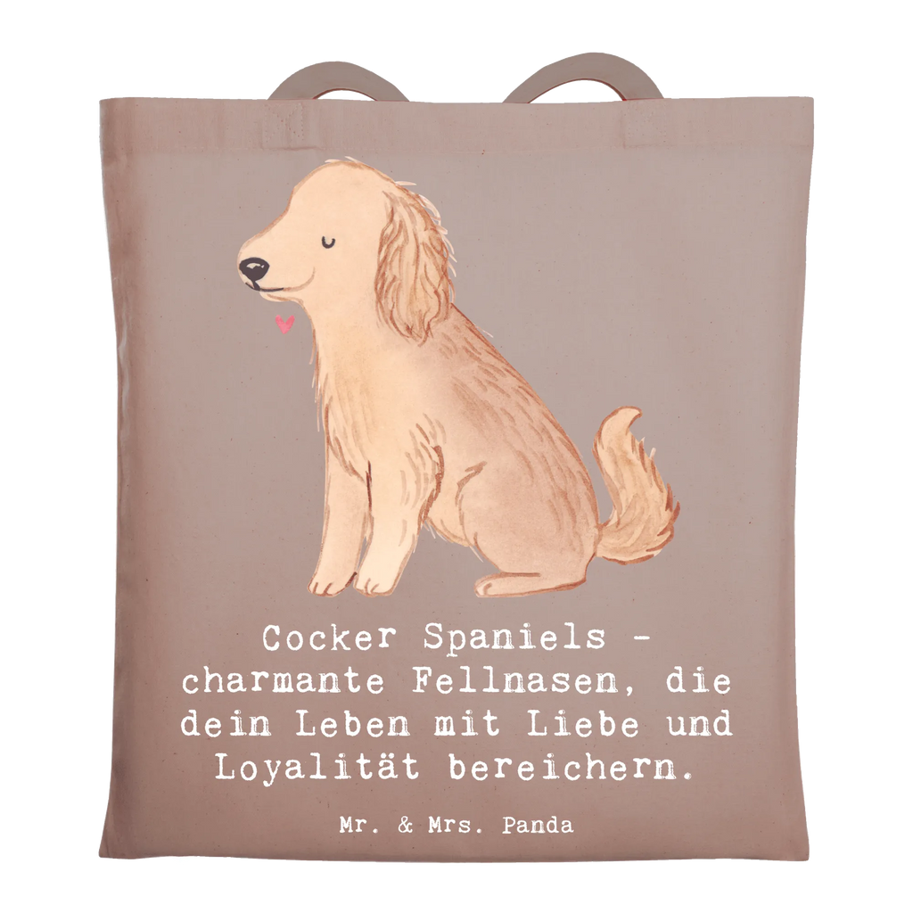 Tragetasche Cocker Spaniel Liebe Beuteltasche, Beutel, Einkaufstasche, Jutebeutel, Stoffbeutel, Tasche, Shopper, Umhängetasche, Strandtasche, Schultertasche, Stofftasche, Tragetasche, Badetasche, Jutetasche, Einkaufstüte, Laptoptasche, Hund, Hunderasse, Rassehund, Hundebesitzer, Geschenk, Tierfreund, Schenken, Welpe