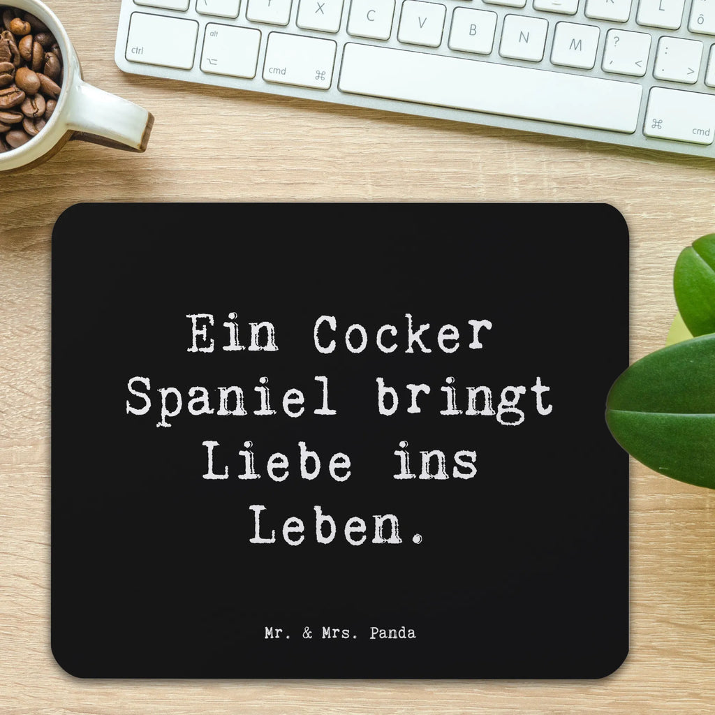 Mauspad Spruch Liebe Cocker Spaniel Mousepad, Computer zubehör, Büroausstattung, PC Zubehör, Arbeitszimmer, Mauspad, Einzigartiges Mauspad, Designer Mauspad, Mausunterlage, Mauspad Büro, Hund, Hunderasse, Rassehund, Hundebesitzer, Geschenk, Tierfreund, Schenken, Welpe