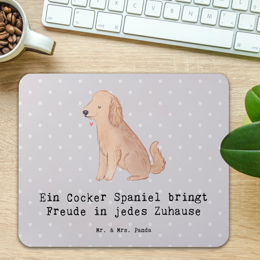 Mauspad Cocker Spaniel Freude Mousepad, Computer zubehör, Büroausstattung, PC Zubehör, Arbeitszimmer, Mauspad, Einzigartiges Mauspad, Designer Mauspad, Mausunterlage, Mauspad Büro, Hund, Hunderasse, Rassehund, Hundebesitzer, Geschenk, Tierfreund, Schenken, Welpe