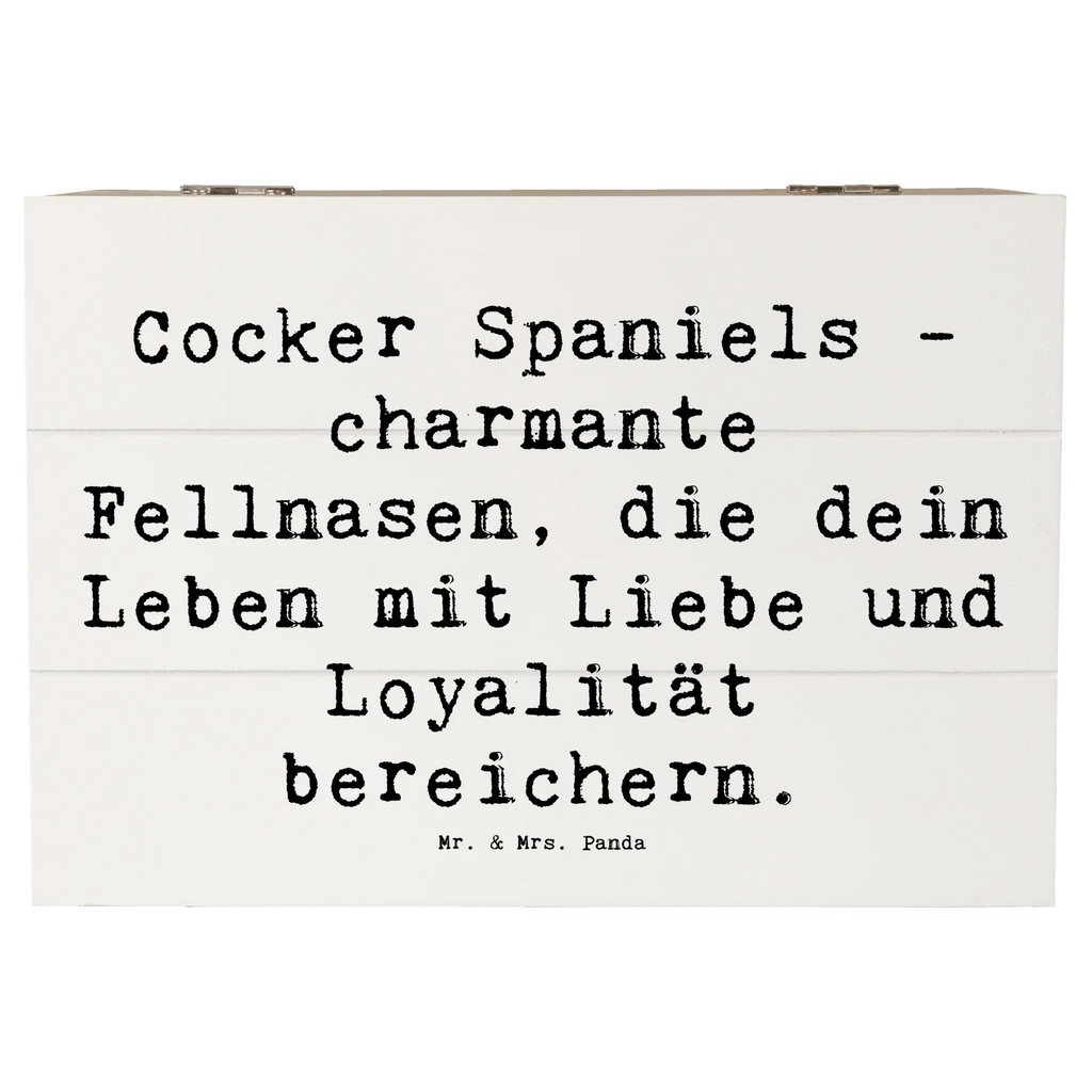 Holzkiste Spruch Cocker Spaniel Liebe Holzkiste, Kiste, Schatzkiste, Truhe, Schatulle, XXL, Erinnerungsbox, Erinnerungskiste, Dekokiste, Aufbewahrungsbox, Geschenkbox, Geschenkdose, Hund, Hunderasse, Rassehund, Hundebesitzer, Geschenk, Tierfreund, Schenken, Welpe