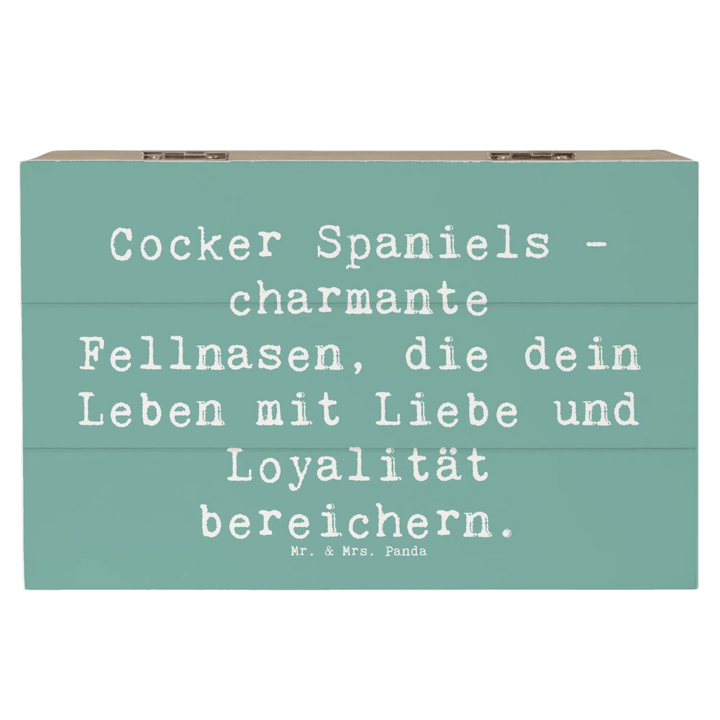 Holzkiste Spruch Cocker Spaniel Liebe Holzkiste, Kiste, Schatzkiste, Truhe, Schatulle, XXL, Erinnerungsbox, Erinnerungskiste, Dekokiste, Aufbewahrungsbox, Geschenkbox, Geschenkdose, Hund, Hunderasse, Rassehund, Hundebesitzer, Geschenk, Tierfreund, Schenken, Welpe