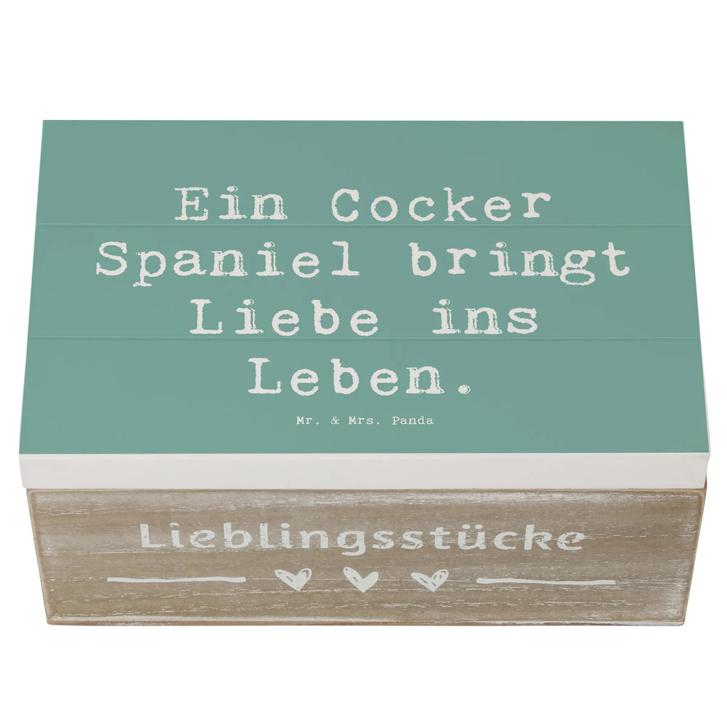 Holzkiste Spruch Liebe Cocker Spaniel Holzkiste, Kiste, Schatzkiste, Truhe, Schatulle, XXL, Erinnerungsbox, Erinnerungskiste, Dekokiste, Aufbewahrungsbox, Geschenkbox, Geschenkdose, Hund, Hunderasse, Rassehund, Hundebesitzer, Geschenk, Tierfreund, Schenken, Welpe