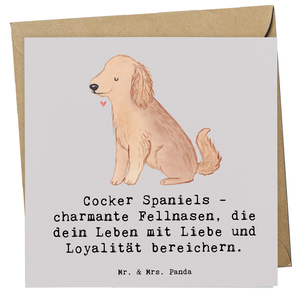 Deluxe Karte Cocker Spaniel Liebe Karte, Grußkarte, Klappkarte, Einladungskarte, Glückwunschkarte, Hochzeitskarte, Geburtstagskarte, Hochwertige Grußkarte, Hochwertige Klappkarte, Hund, Hunderasse, Rassehund, Hundebesitzer, Geschenk, Tierfreund, Schenken, Welpe