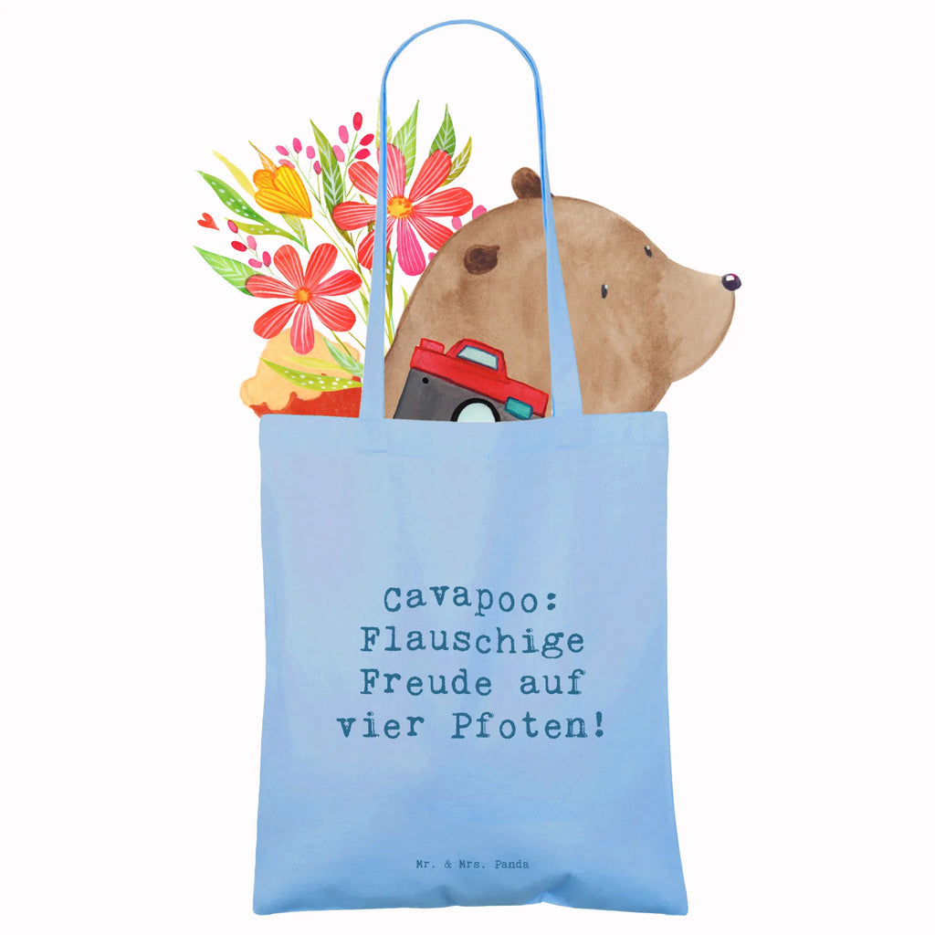 Tragetasche Spruch Cavapoo Flauschigkeit Beuteltasche, Beutel, Einkaufstasche, Jutebeutel, Stoffbeutel, Tasche, Shopper, Umhängetasche, Strandtasche, Schultertasche, Stofftasche, Tragetasche, Badetasche, Jutetasche, Einkaufstüte, Laptoptasche, Hund, Hunderasse, Rassehund, Hundebesitzer, Geschenk, Tierfreund, Schenken, Welpe