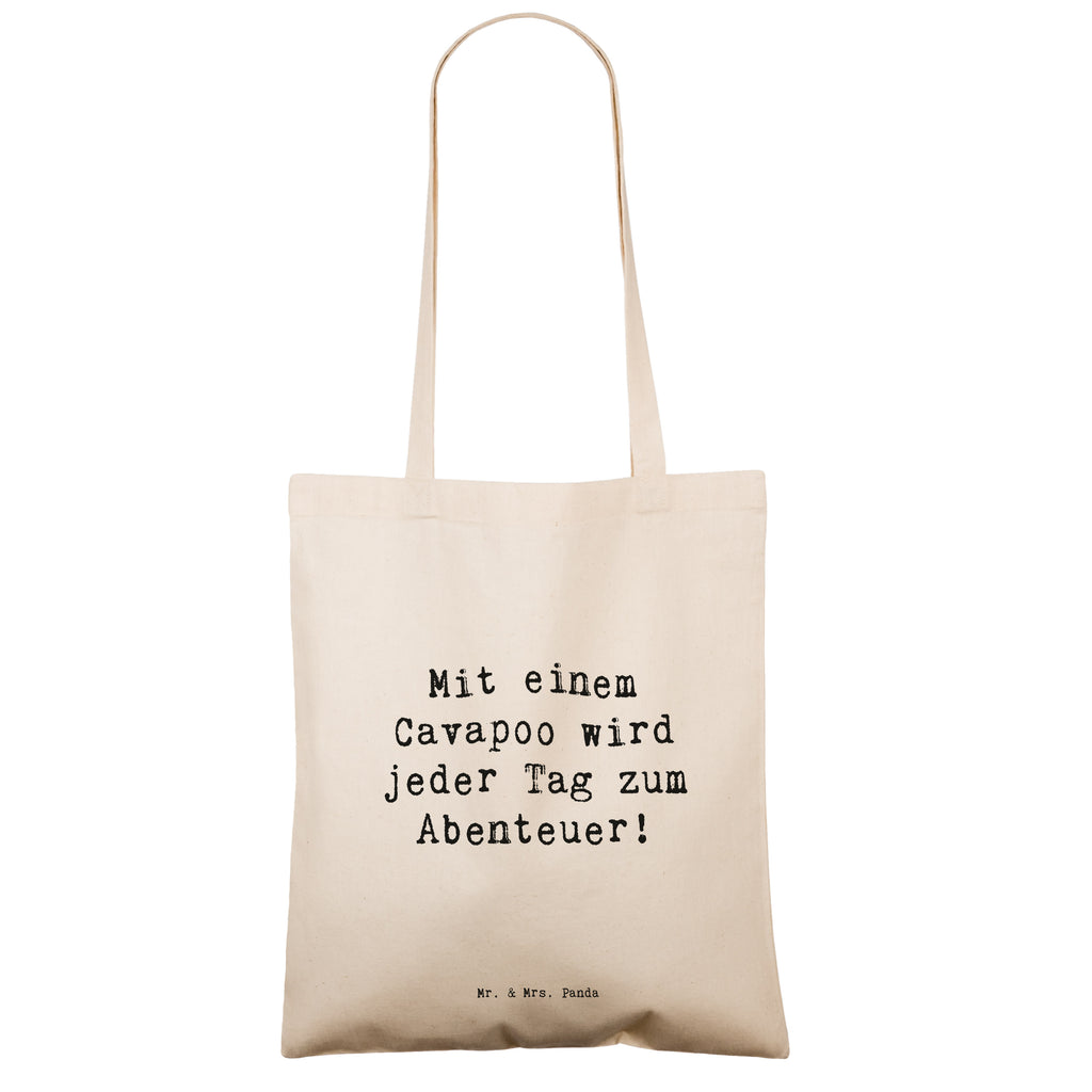 Tragetasche Spruch Cavapoo Abenteuer Beuteltasche, Beutel, Einkaufstasche, Jutebeutel, Stoffbeutel, Tasche, Shopper, Umhängetasche, Strandtasche, Schultertasche, Stofftasche, Tragetasche, Badetasche, Jutetasche, Einkaufstüte, Laptoptasche, Hund, Hunderasse, Rassehund, Hundebesitzer, Geschenk, Tierfreund, Schenken, Welpe