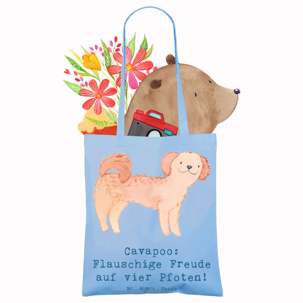 Tragetasche Cavapoo Flauschigkeit Beuteltasche, Beutel, Einkaufstasche, Jutebeutel, Stoffbeutel, Tasche, Shopper, Umhängetasche, Strandtasche, Schultertasche, Stofftasche, Tragetasche, Badetasche, Jutetasche, Einkaufstüte, Laptoptasche, Hund, Hunderasse, Rassehund, Hundebesitzer, Geschenk, Tierfreund, Schenken, Welpe