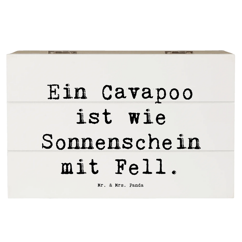 Holzkiste Spruch Cavapoo Sonnenschein Holzkiste, Kiste, Schatzkiste, Truhe, Schatulle, XXL, Erinnerungsbox, Erinnerungskiste, Dekokiste, Aufbewahrungsbox, Geschenkbox, Geschenkdose, Hund, Hunderasse, Rassehund, Hundebesitzer, Geschenk, Tierfreund, Schenken, Welpe