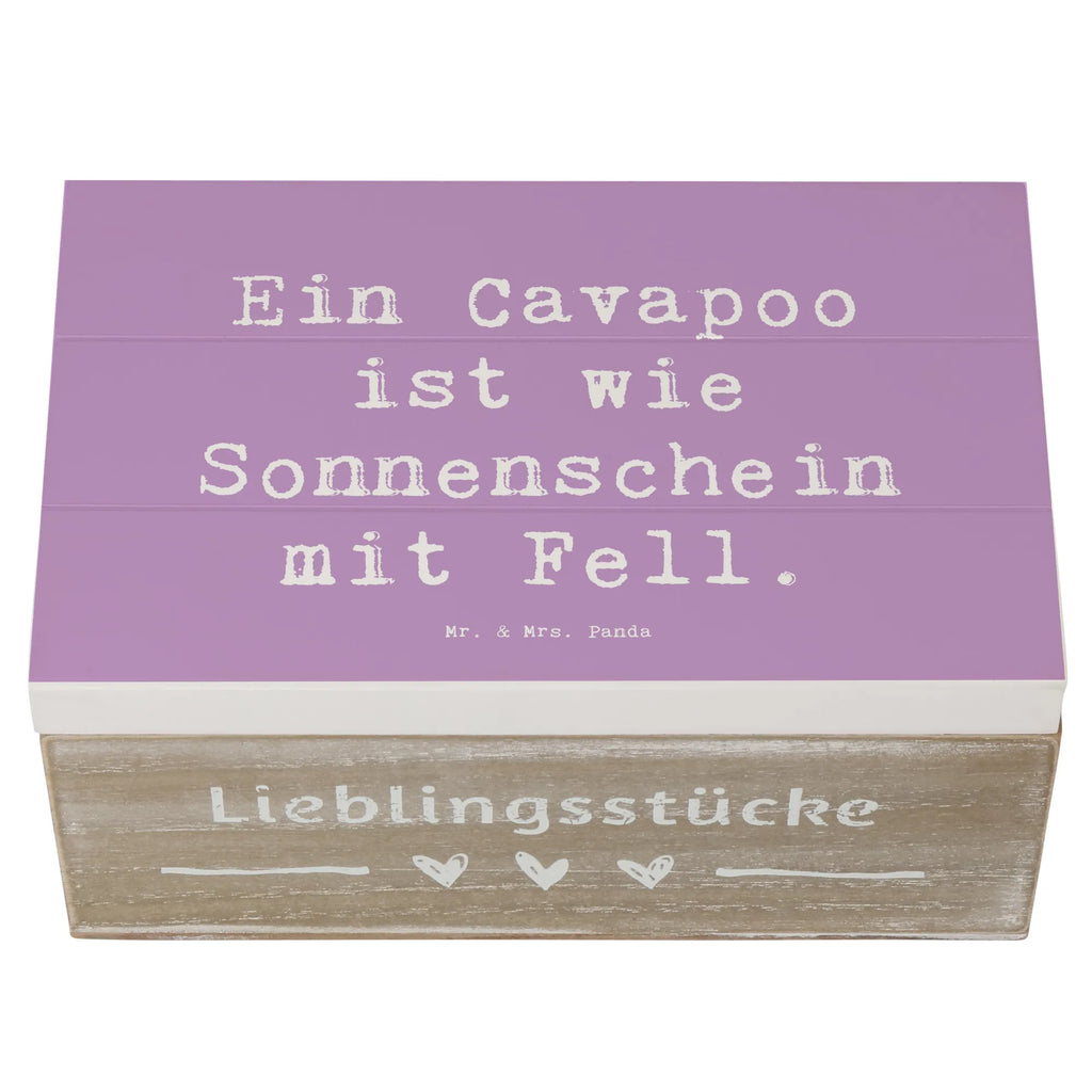 Holzkiste Spruch Cavapoo Sonnenschein Holzkiste, Kiste, Schatzkiste, Truhe, Schatulle, XXL, Erinnerungsbox, Erinnerungskiste, Dekokiste, Aufbewahrungsbox, Geschenkbox, Geschenkdose, Hund, Hunderasse, Rassehund, Hundebesitzer, Geschenk, Tierfreund, Schenken, Welpe