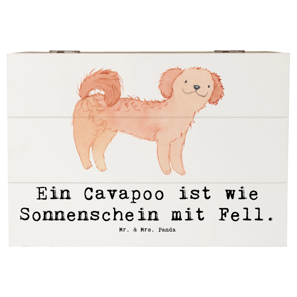 Holzkiste Cavapoo Sonnenschein Holzkiste, Kiste, Schatzkiste, Truhe, Schatulle, XXL, Erinnerungsbox, Erinnerungskiste, Dekokiste, Aufbewahrungsbox, Geschenkbox, Geschenkdose, Hund, Hunderasse, Rassehund, Hundebesitzer, Geschenk, Tierfreund, Schenken, Welpe