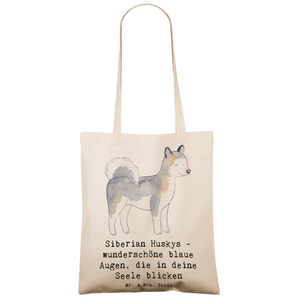 Tragetasche Siberian Husky Augenzauber Beuteltasche, Beutel, Einkaufstasche, Jutebeutel, Stoffbeutel, Tasche, Shopper, Umhängetasche, Strandtasche, Schultertasche, Stofftasche, Tragetasche, Badetasche, Jutetasche, Einkaufstüte, Laptoptasche, Hund, Hunderasse, Rassehund, Hundebesitzer, Geschenk, Tierfreund, Schenken, Welpe