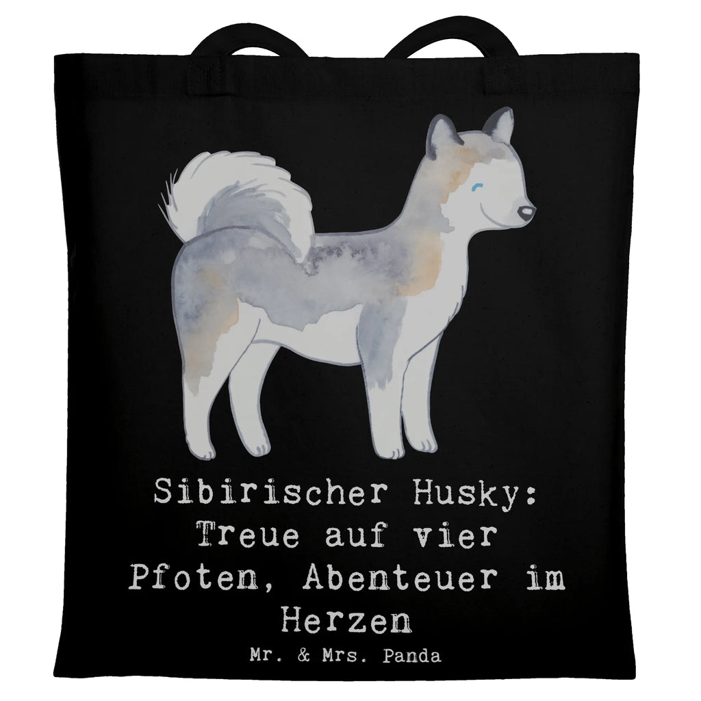 Tragetasche Sibirischer Husky Beuteltasche, Beutel, Einkaufstasche, Jutebeutel, Stoffbeutel, Tasche, Shopper, Umhängetasche, Strandtasche, Schultertasche, Stofftasche, Tragetasche, Badetasche, Jutetasche, Einkaufstüte, Laptoptasche, Hund, Hunderasse, Rassehund, Hundebesitzer, Geschenk, Tierfreund, Schenken, Welpe