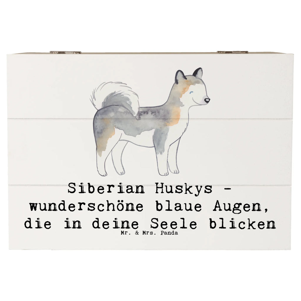 Holzkiste Siberian Husky Augenzauber Holzkiste, Kiste, Schatzkiste, Truhe, Schatulle, XXL, Erinnerungsbox, Erinnerungskiste, Dekokiste, Aufbewahrungsbox, Geschenkbox, Geschenkdose, Hund, Hunderasse, Rassehund, Hundebesitzer, Geschenk, Tierfreund, Schenken, Welpe