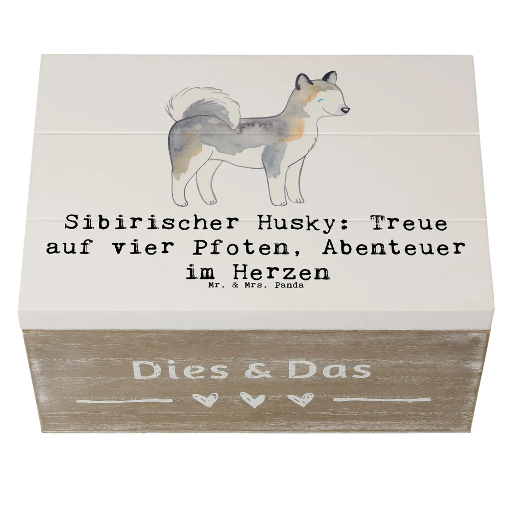 Holzkiste Sibirischer Husky Holzkiste, Kiste, Schatzkiste, Truhe, Schatulle, XXL, Erinnerungsbox, Erinnerungskiste, Dekokiste, Aufbewahrungsbox, Geschenkbox, Geschenkdose, Hund, Hunderasse, Rassehund, Hundebesitzer, Geschenk, Tierfreund, Schenken, Welpe