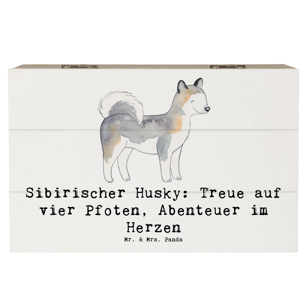 Holzkiste Sibirischer Husky Holzkiste, Kiste, Schatzkiste, Truhe, Schatulle, XXL, Erinnerungsbox, Erinnerungskiste, Dekokiste, Aufbewahrungsbox, Geschenkbox, Geschenkdose, Hund, Hunderasse, Rassehund, Hundebesitzer, Geschenk, Tierfreund, Schenken, Welpe