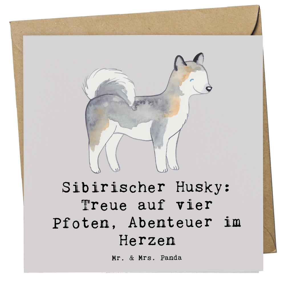 Deluxe Karte Sibirischer Husky Karte, Grußkarte, Klappkarte, Einladungskarte, Glückwunschkarte, Hochzeitskarte, Geburtstagskarte, Hochwertige Grußkarte, Hochwertige Klappkarte, Hund, Hunderasse, Rassehund, Hundebesitzer, Geschenk, Tierfreund, Schenken, Welpe