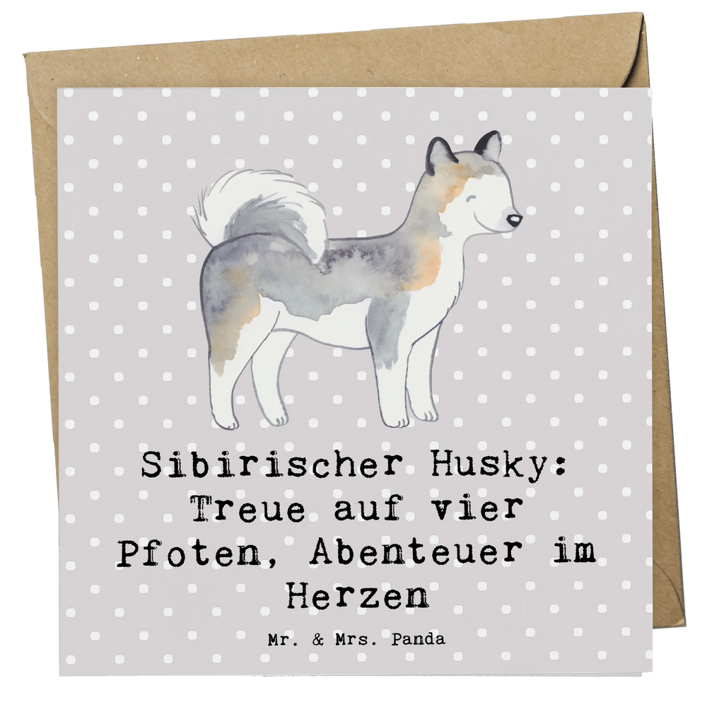 Deluxe Karte Sibirischer Husky Karte, Grußkarte, Klappkarte, Einladungskarte, Glückwunschkarte, Hochzeitskarte, Geburtstagskarte, Hochwertige Grußkarte, Hochwertige Klappkarte, Hund, Hunderasse, Rassehund, Hundebesitzer, Geschenk, Tierfreund, Schenken, Welpe