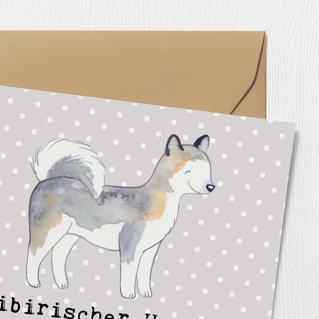 Deluxe Karte Sibirischer Husky Karte, Grußkarte, Klappkarte, Einladungskarte, Glückwunschkarte, Hochzeitskarte, Geburtstagskarte, Hochwertige Grußkarte, Hochwertige Klappkarte, Hund, Hunderasse, Rassehund, Hundebesitzer, Geschenk, Tierfreund, Schenken, Welpe