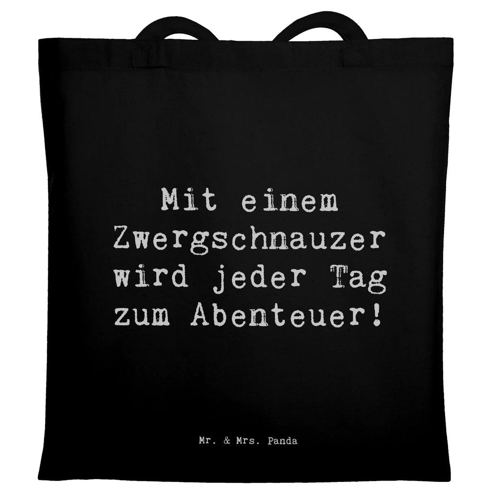 Tragetasche Spruch Zwergschnauzer Abenteuer Beuteltasche, Beutel, Einkaufstasche, Jutebeutel, Stoffbeutel, Tasche, Shopper, Umhängetasche, Strandtasche, Schultertasche, Stofftasche, Tragetasche, Badetasche, Jutetasche, Einkaufstüte, Laptoptasche, Hund, Hunderasse, Rassehund, Hundebesitzer, Geschenk, Tierfreund, Schenken, Welpe