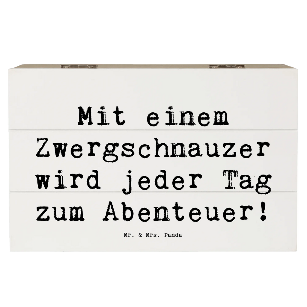 Holzkiste Spruch Zwergschnauzer Abenteuer Holzkiste, Kiste, Schatzkiste, Truhe, Schatulle, XXL, Erinnerungsbox, Erinnerungskiste, Dekokiste, Aufbewahrungsbox, Geschenkbox, Geschenkdose, Hund, Hunderasse, Rassehund, Hundebesitzer, Geschenk, Tierfreund, Schenken, Welpe