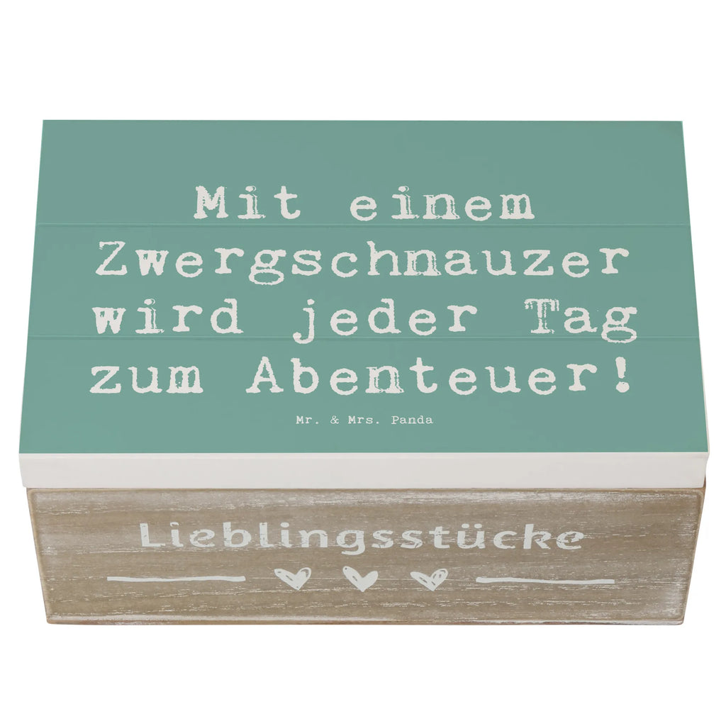 Holzkiste Spruch Zwergschnauzer Abenteuer Holzkiste, Kiste, Schatzkiste, Truhe, Schatulle, XXL, Erinnerungsbox, Erinnerungskiste, Dekokiste, Aufbewahrungsbox, Geschenkbox, Geschenkdose, Hund, Hunderasse, Rassehund, Hundebesitzer, Geschenk, Tierfreund, Schenken, Welpe