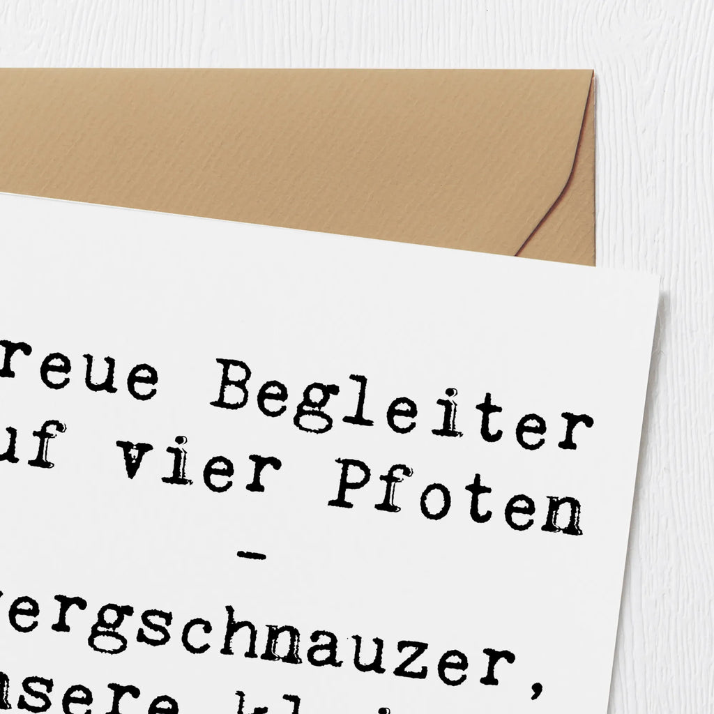 Deluxe Karte Spruch Zwergschnauzer Helden Karte, Grußkarte, Klappkarte, Einladungskarte, Glückwunschkarte, Hochzeitskarte, Geburtstagskarte, Hochwertige Grußkarte, Hochwertige Klappkarte, Hund, Hunderasse, Rassehund, Hundebesitzer, Geschenk, Tierfreund, Schenken, Welpe