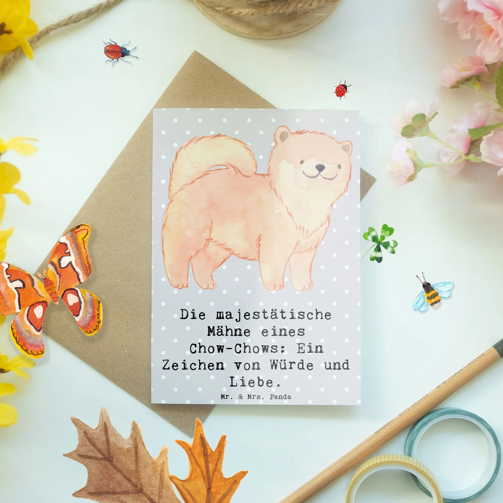 Grußkarte Chow-Chow Mähne Grußkarte, Klappkarte, Einladungskarte, Glückwunschkarte, Hochzeitskarte, Geburtstagskarte, Karte, Ansichtskarten, Hund, Hunderasse, Rassehund, Hundebesitzer, Geschenk, Tierfreund, Schenken, Welpe