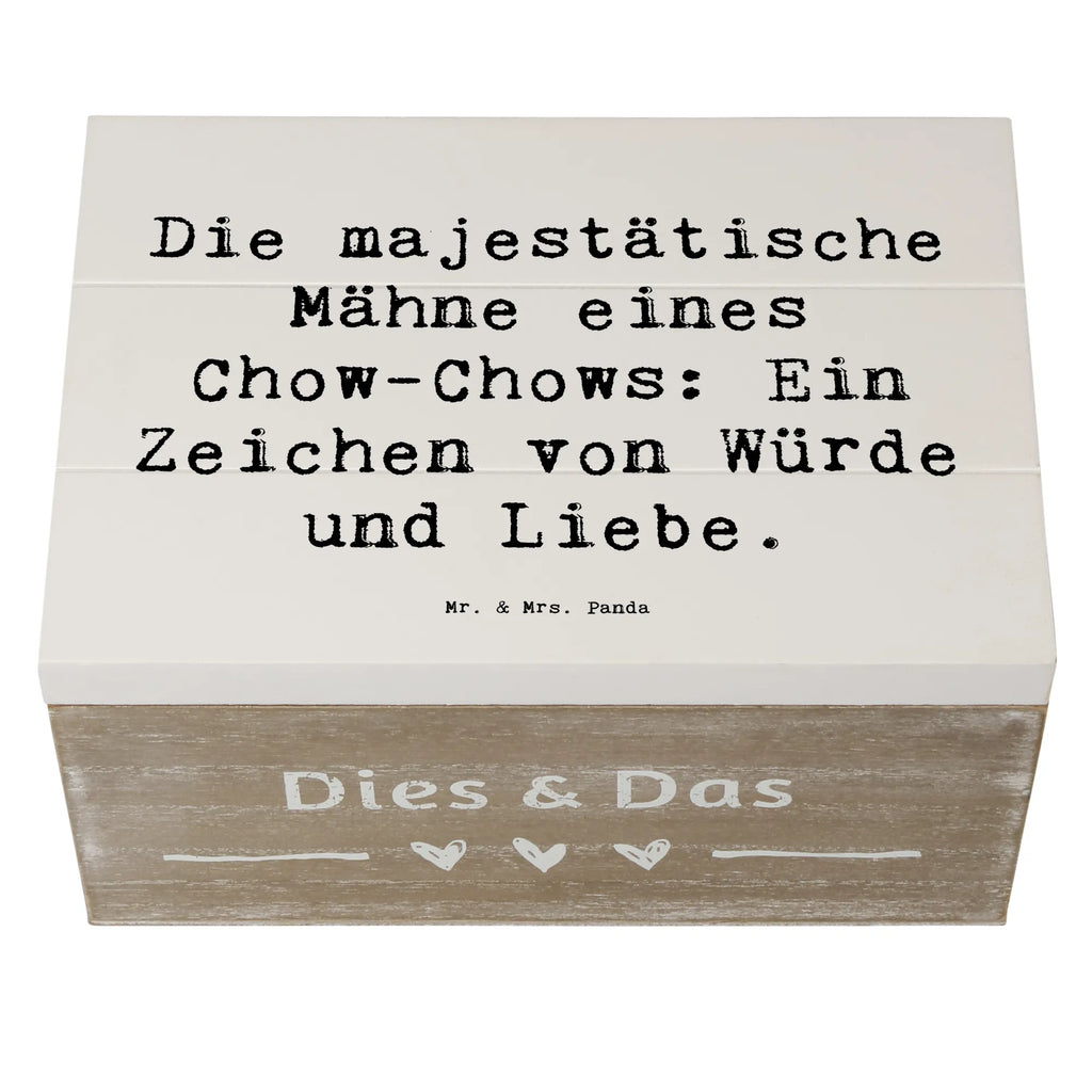 Holzkiste Spruch Chow-Chow Mähne Holzkiste, Kiste, Schatzkiste, Truhe, Schatulle, XXL, Erinnerungsbox, Erinnerungskiste, Dekokiste, Aufbewahrungsbox, Geschenkbox, Geschenkdose, Hund, Hunderasse, Rassehund, Hundebesitzer, Geschenk, Tierfreund, Schenken, Welpe