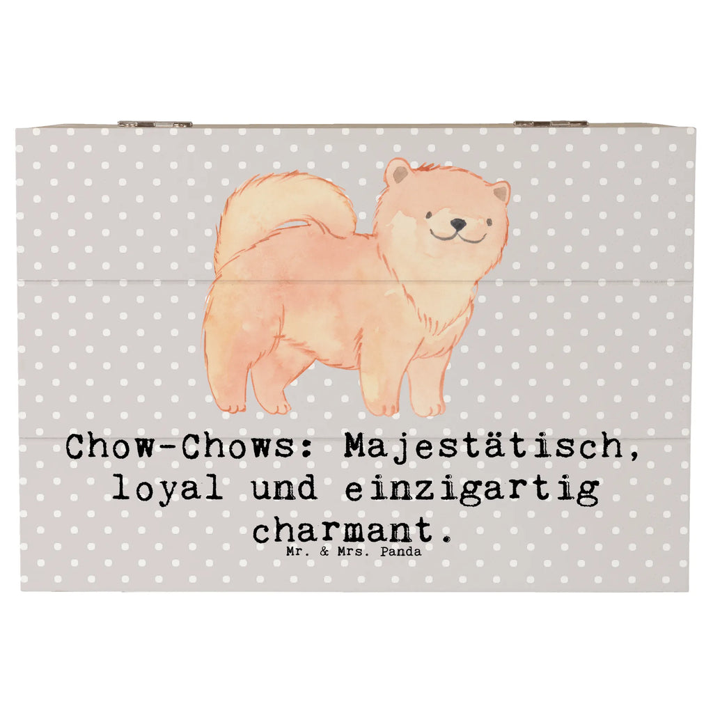 Holzkiste Chow-Chow Charme Holzkiste, Kiste, Schatzkiste, Truhe, Schatulle, XXL, Erinnerungsbox, Erinnerungskiste, Dekokiste, Aufbewahrungsbox, Geschenkbox, Geschenkdose, Hund, Hunderasse, Rassehund, Hundebesitzer, Geschenk, Tierfreund, Schenken, Welpe