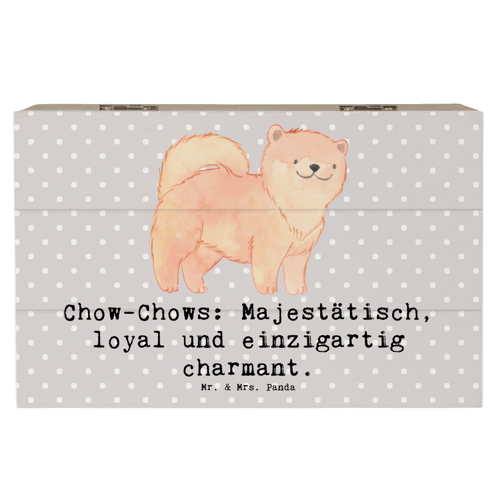 Holzkiste Chow-Chow Charme Holzkiste, Kiste, Schatzkiste, Truhe, Schatulle, XXL, Erinnerungsbox, Erinnerungskiste, Dekokiste, Aufbewahrungsbox, Geschenkbox, Geschenkdose, Hund, Hunderasse, Rassehund, Hundebesitzer, Geschenk, Tierfreund, Schenken, Welpe