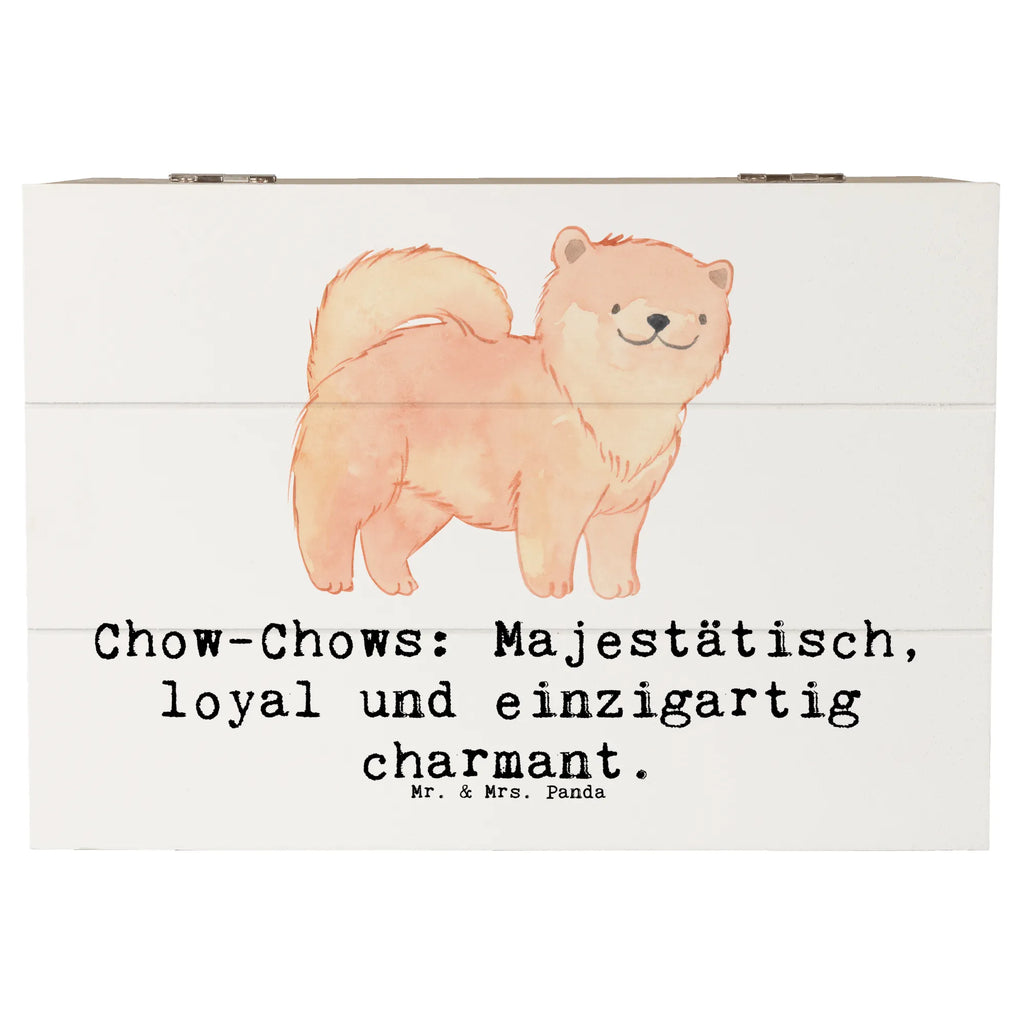 Holzkiste Chow-Chow Charme Holzkiste, Kiste, Schatzkiste, Truhe, Schatulle, XXL, Erinnerungsbox, Erinnerungskiste, Dekokiste, Aufbewahrungsbox, Geschenkbox, Geschenkdose, Hund, Hunderasse, Rassehund, Hundebesitzer, Geschenk, Tierfreund, Schenken, Welpe