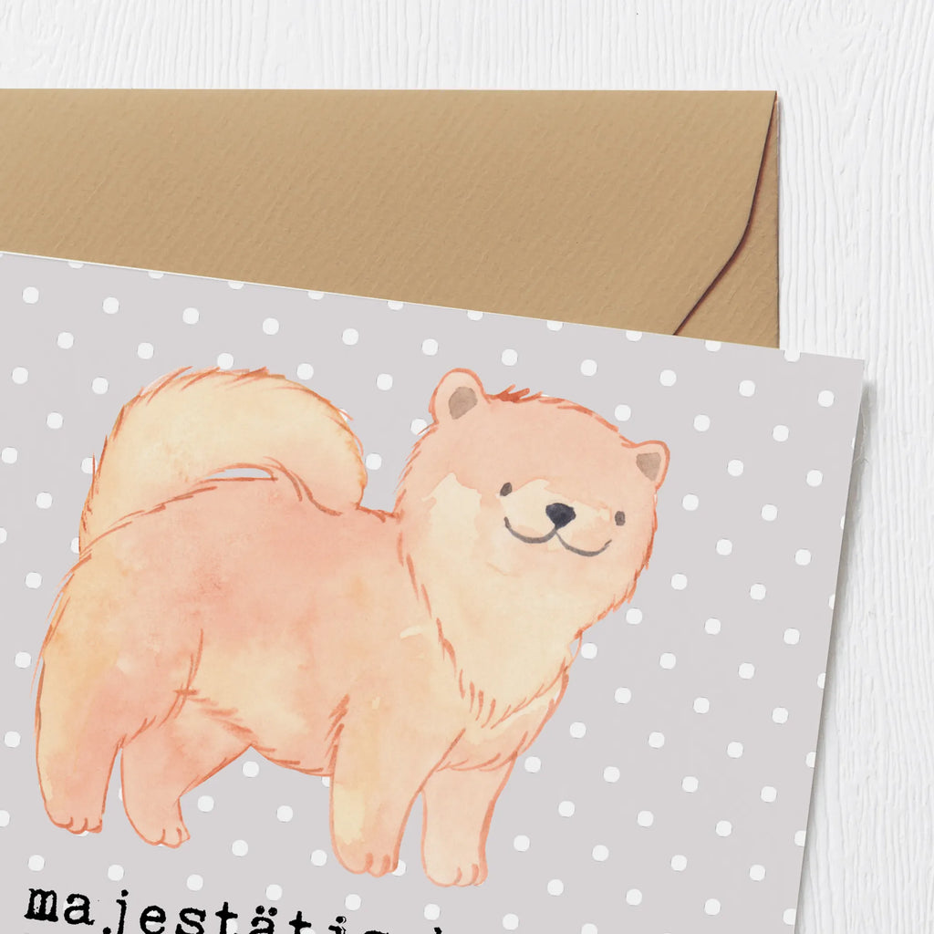 Deluxe Karte Chow-Chow Mähne Karte, Grußkarte, Klappkarte, Einladungskarte, Glückwunschkarte, Hochzeitskarte, Geburtstagskarte, Hochwertige Grußkarte, Hochwertige Klappkarte, Hund, Hunderasse, Rassehund, Hundebesitzer, Geschenk, Tierfreund, Schenken, Welpe