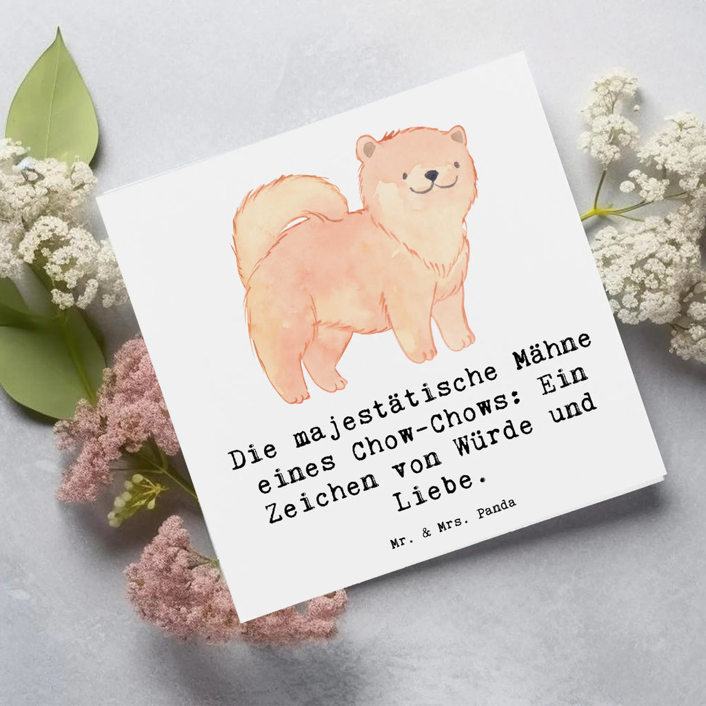 Deluxe Karte Chow-Chow Mähne Karte, Grußkarte, Klappkarte, Einladungskarte, Glückwunschkarte, Hochzeitskarte, Geburtstagskarte, Hochwertige Grußkarte, Hochwertige Klappkarte, Hund, Hunderasse, Rassehund, Hundebesitzer, Geschenk, Tierfreund, Schenken, Welpe