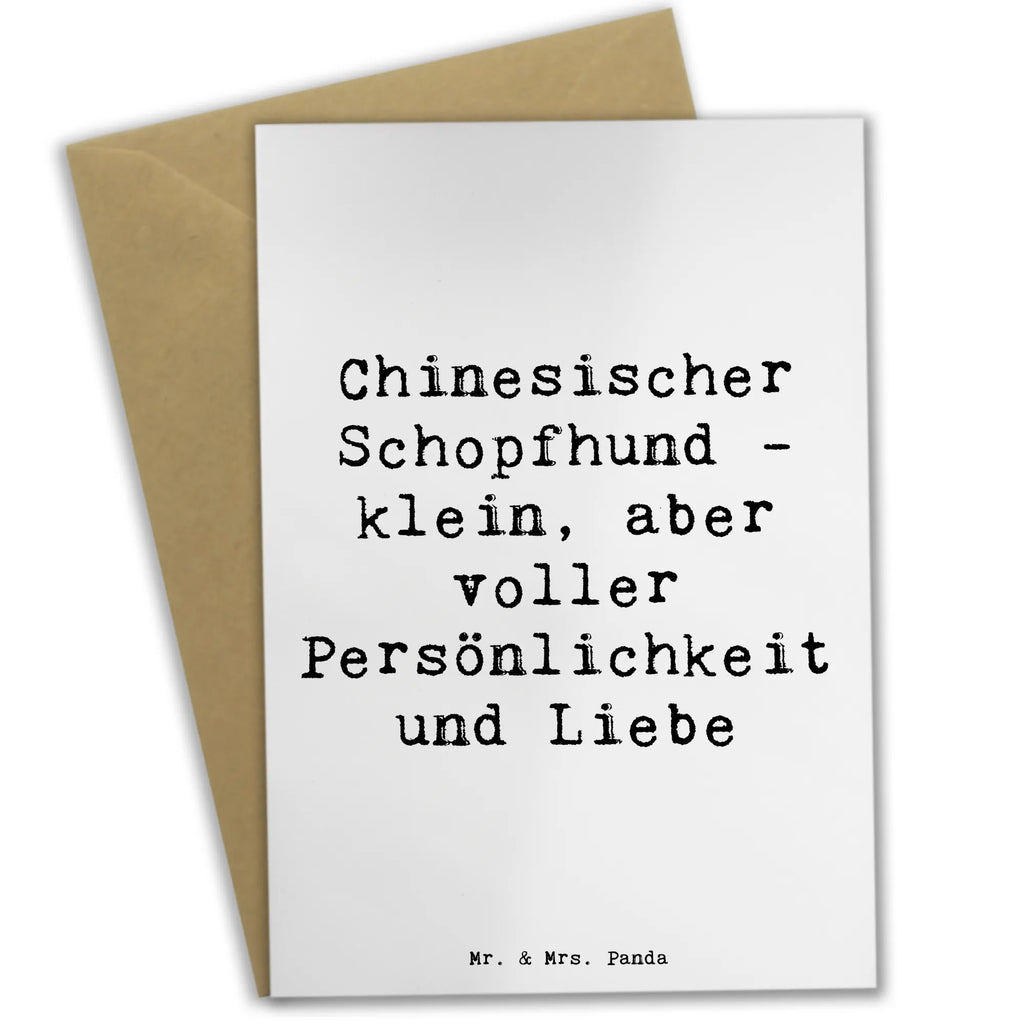 Grußkarte Spruch Chinesischer Schopfhund Liebe Grußkarte, Klappkarte, Einladungskarte, Glückwunschkarte, Hochzeitskarte, Geburtstagskarte, Karte, Ansichtskarten, Hund, Hunderasse, Rassehund, Hundebesitzer, Geschenk, Tierfreund, Schenken, Welpe