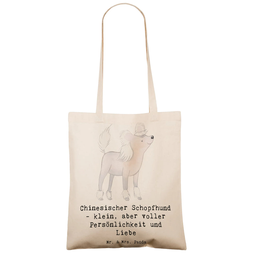 Tragetasche Chinesischer Schopfhund Liebe Beuteltasche, Beutel, Einkaufstasche, Jutebeutel, Stoffbeutel, Tasche, Shopper, Umhängetasche, Strandtasche, Schultertasche, Stofftasche, Tragetasche, Badetasche, Jutetasche, Einkaufstüte, Laptoptasche, Hund, Hunderasse, Rassehund, Hundebesitzer, Geschenk, Tierfreund, Schenken, Welpe