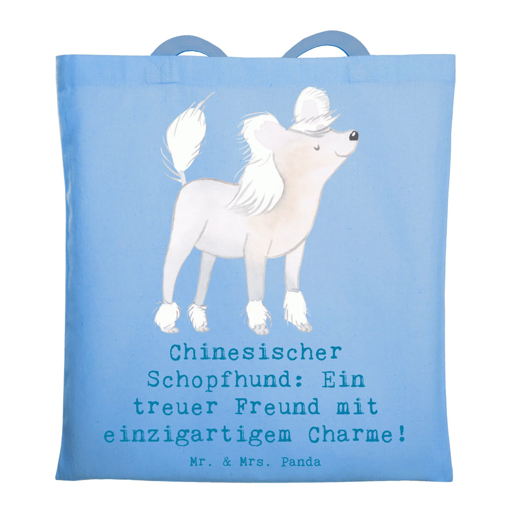 Tragetasche Chinesischer Schopfhund Charme Beuteltasche, Beutel, Einkaufstasche, Jutebeutel, Stoffbeutel, Tasche, Shopper, Umhängetasche, Strandtasche, Schultertasche, Stofftasche, Tragetasche, Badetasche, Jutetasche, Einkaufstüte, Laptoptasche, Hund, Hunderasse, Rassehund, Hundebesitzer, Geschenk, Tierfreund, Schenken, Welpe