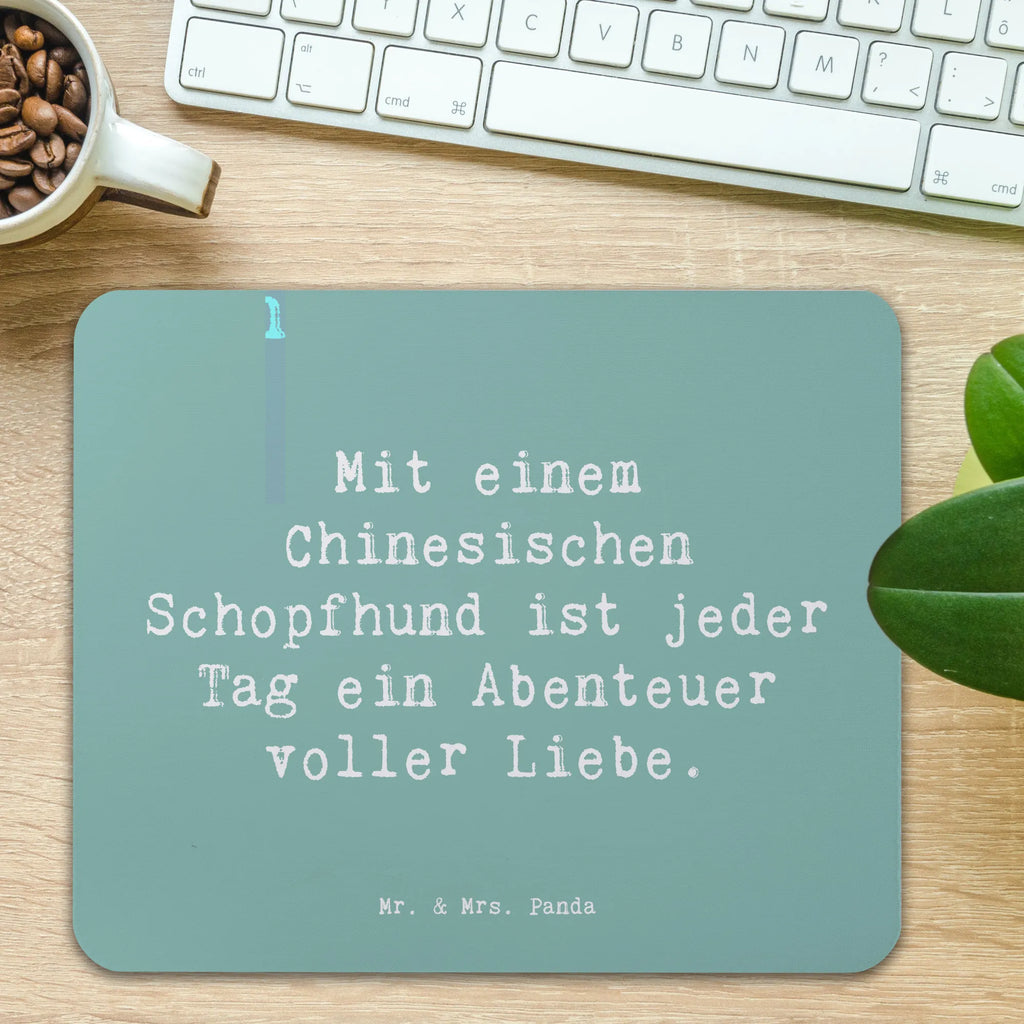 Mauspad Spruch Chinesischer Schopfhund Abenteuer Mousepad, Computer zubehör, Büroausstattung, PC Zubehör, Arbeitszimmer, Mauspad, Einzigartiges Mauspad, Designer Mauspad, Mausunterlage, Mauspad Büro, Hund, Hunderasse, Rassehund, Hundebesitzer, Geschenk, Tierfreund, Schenken, Welpe