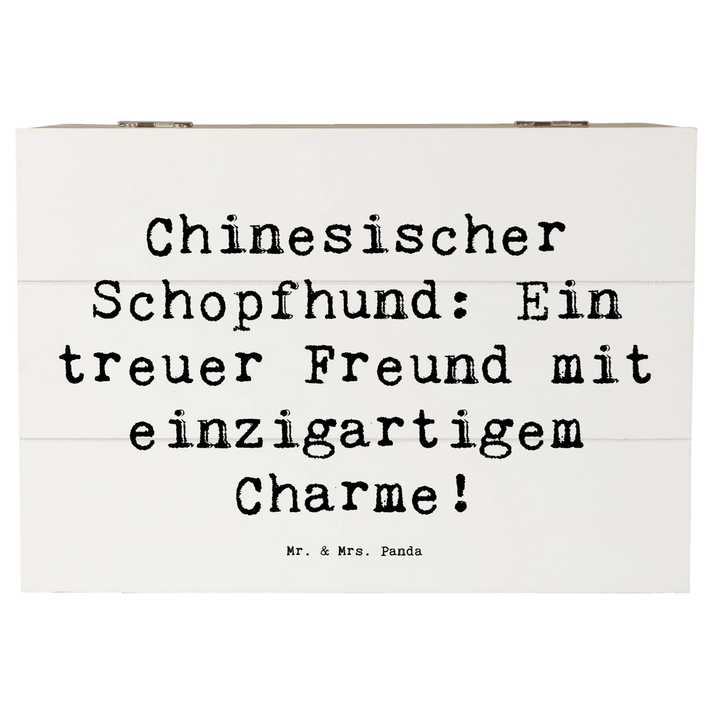 Holzkiste Spruch Chinesischer Schopfhund Charme Holzkiste, Kiste, Schatzkiste, Truhe, Schatulle, XXL, Erinnerungsbox, Erinnerungskiste, Dekokiste, Aufbewahrungsbox, Geschenkbox, Geschenkdose, Hund, Hunderasse, Rassehund, Hundebesitzer, Geschenk, Tierfreund, Schenken, Welpe