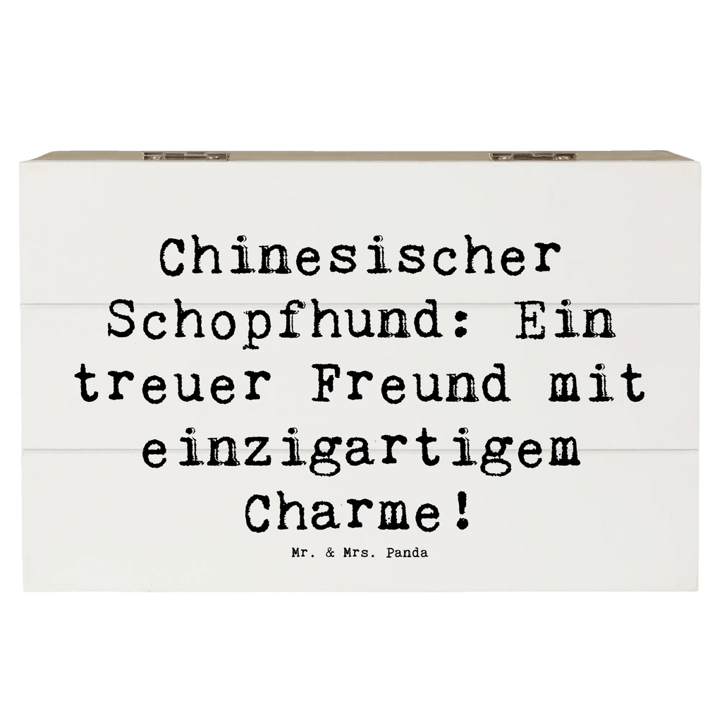 Holzkiste Spruch Chinesischer Schopfhund Charme Holzkiste, Kiste, Schatzkiste, Truhe, Schatulle, XXL, Erinnerungsbox, Erinnerungskiste, Dekokiste, Aufbewahrungsbox, Geschenkbox, Geschenkdose, Hund, Hunderasse, Rassehund, Hundebesitzer, Geschenk, Tierfreund, Schenken, Welpe