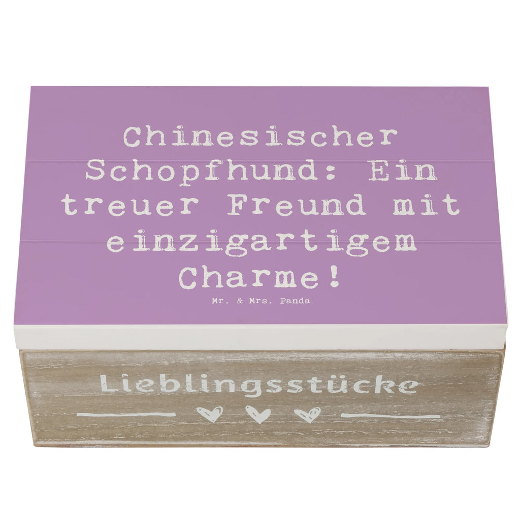 Holzkiste Spruch Chinesischer Schopfhund Charme Holzkiste, Kiste, Schatzkiste, Truhe, Schatulle, XXL, Erinnerungsbox, Erinnerungskiste, Dekokiste, Aufbewahrungsbox, Geschenkbox, Geschenkdose, Hund, Hunderasse, Rassehund, Hundebesitzer, Geschenk, Tierfreund, Schenken, Welpe