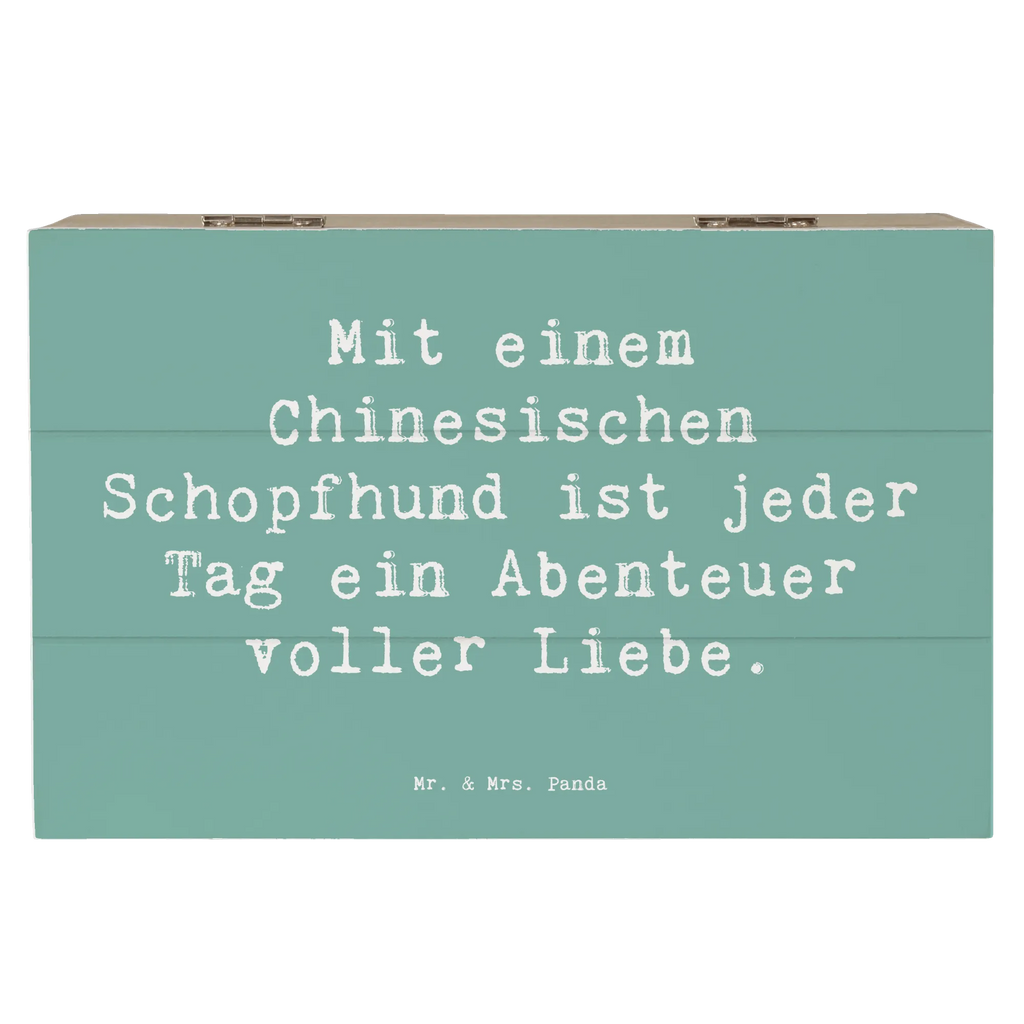 Holzkiste Spruch Chinesischer Schopfhund Abenteuer Holzkiste, Kiste, Schatzkiste, Truhe, Schatulle, XXL, Erinnerungsbox, Erinnerungskiste, Dekokiste, Aufbewahrungsbox, Geschenkbox, Geschenkdose, Hund, Hunderasse, Rassehund, Hundebesitzer, Geschenk, Tierfreund, Schenken, Welpe