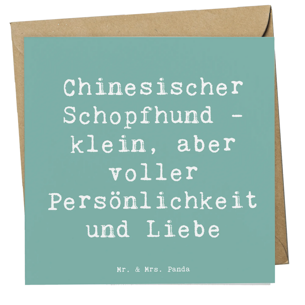 Deluxe Karte Spruch Chinesischer Schopfhund Liebe Karte, Grußkarte, Klappkarte, Einladungskarte, Glückwunschkarte, Hochzeitskarte, Geburtstagskarte, Hochwertige Grußkarte, Hochwertige Klappkarte, Hund, Hunderasse, Rassehund, Hundebesitzer, Geschenk, Tierfreund, Schenken, Welpe