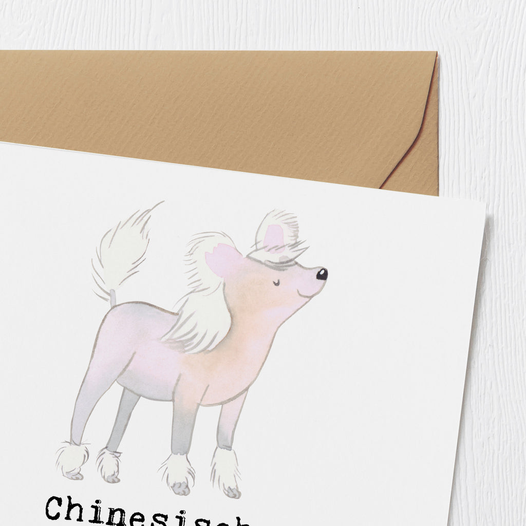 Deluxe Karte Chinesischer Schopfhund Charme Karte, Grußkarte, Klappkarte, Einladungskarte, Glückwunschkarte, Hochzeitskarte, Geburtstagskarte, Hochwertige Grußkarte, Hochwertige Klappkarte, Hund, Hunderasse, Rassehund, Hundebesitzer, Geschenk, Tierfreund, Schenken, Welpe