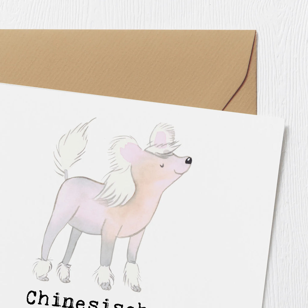 Deluxe Karte Chinesischer Schopfhund Charme Karte, Grußkarte, Klappkarte, Einladungskarte, Glückwunschkarte, Hochzeitskarte, Geburtstagskarte, Hochwertige Grußkarte, Hochwertige Klappkarte, Hund, Hunderasse, Rassehund, Hundebesitzer, Geschenk, Tierfreund, Schenken, Welpe