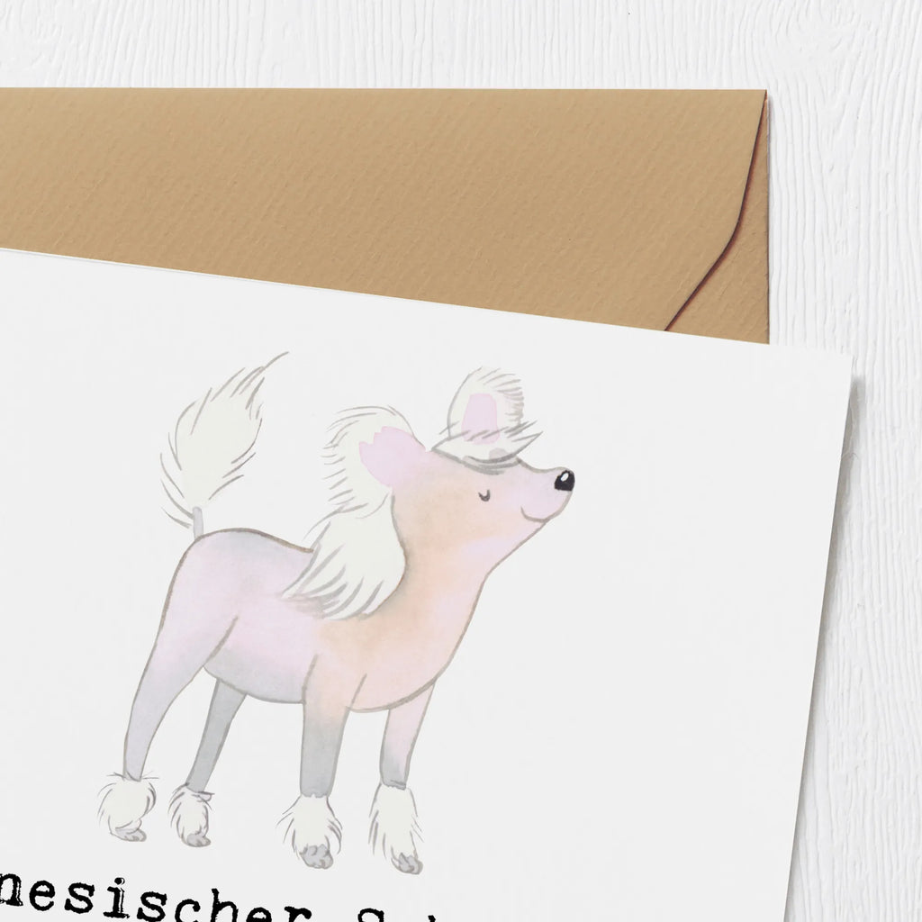 Deluxe Karte Chinesischer Schopfhund Liebe Karte, Grußkarte, Klappkarte, Einladungskarte, Glückwunschkarte, Hochzeitskarte, Geburtstagskarte, Hochwertige Grußkarte, Hochwertige Klappkarte, Hund, Hunderasse, Rassehund, Hundebesitzer, Geschenk, Tierfreund, Schenken, Welpe