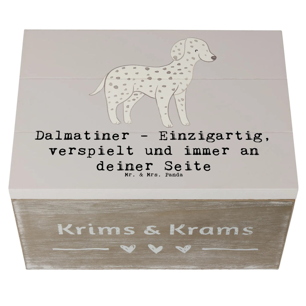 Holzkiste Dalmatiner Freund Holzkiste, Kiste, Schatzkiste, Truhe, Schatulle, XXL, Erinnerungsbox, Erinnerungskiste, Dekokiste, Aufbewahrungsbox, Geschenkbox, Geschenkdose, Hund, Hunderasse, Rassehund, Hundebesitzer, Geschenk, Tierfreund, Schenken, Welpe