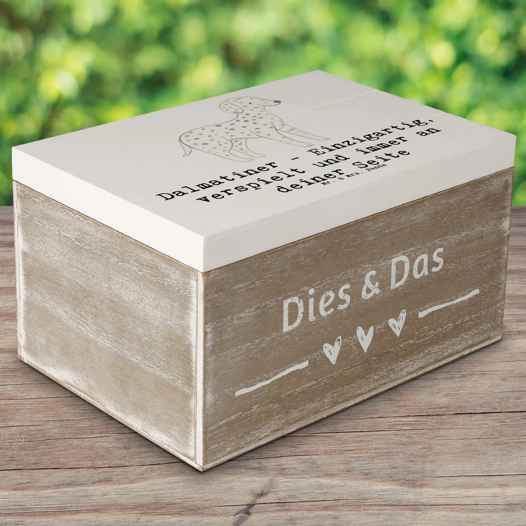 Holzkiste Dalmatiner Freund Holzkiste, Kiste, Schatzkiste, Truhe, Schatulle, XXL, Erinnerungsbox, Erinnerungskiste, Dekokiste, Aufbewahrungsbox, Geschenkbox, Geschenkdose, Hund, Hunderasse, Rassehund, Hundebesitzer, Geschenk, Tierfreund, Schenken, Welpe