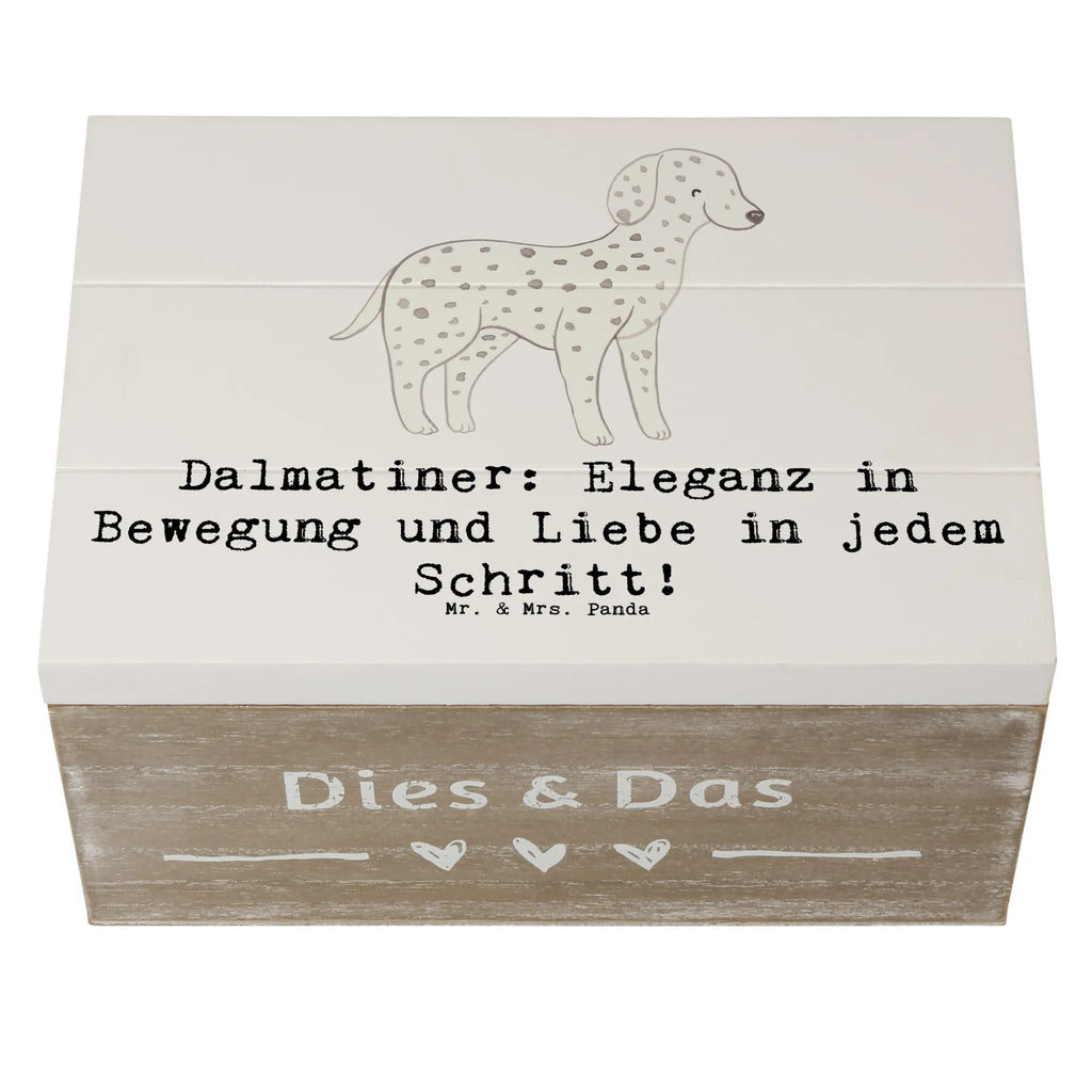 Holzkiste Dalmatiner Charme Holzkiste, Kiste, Schatzkiste, Truhe, Schatulle, XXL, Erinnerungsbox, Erinnerungskiste, Dekokiste, Aufbewahrungsbox, Geschenkbox, Geschenkdose, Hund, Hunderasse, Rassehund, Hundebesitzer, Geschenk, Tierfreund, Schenken, Welpe