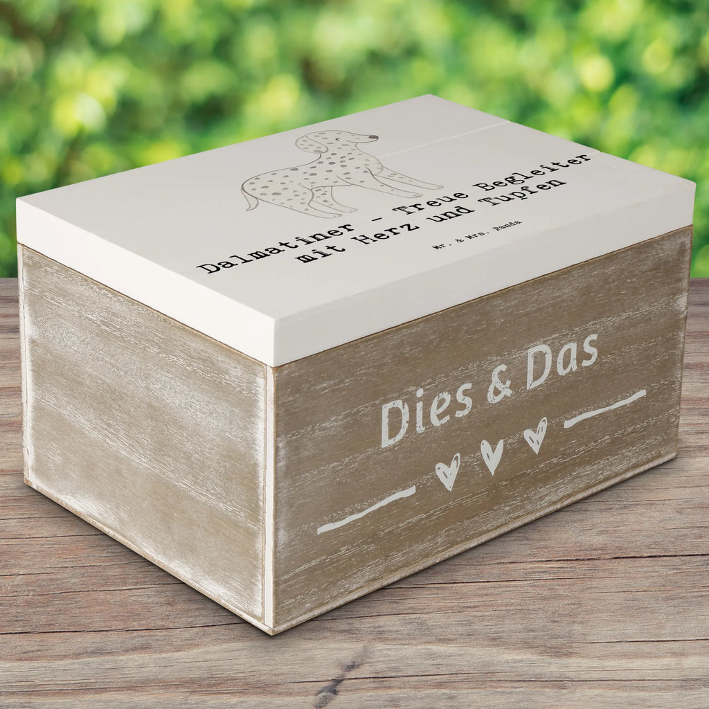 Holzkiste Dalmatiner Herz Holzkiste, Kiste, Schatzkiste, Truhe, Schatulle, XXL, Erinnerungsbox, Erinnerungskiste, Dekokiste, Aufbewahrungsbox, Geschenkbox, Geschenkdose, Hund, Hunderasse, Rassehund, Hundebesitzer, Geschenk, Tierfreund, Schenken, Welpe