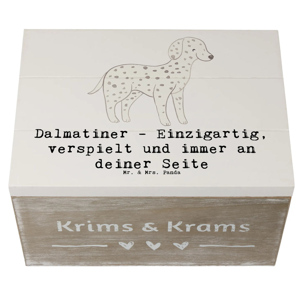 Holzkiste Dalmatiner Freund Holzkiste, Kiste, Schatzkiste, Truhe, Schatulle, XXL, Erinnerungsbox, Erinnerungskiste, Dekokiste, Aufbewahrungsbox, Geschenkbox, Geschenkdose, Hund, Hunderasse, Rassehund, Hundebesitzer, Geschenk, Tierfreund, Schenken, Welpe