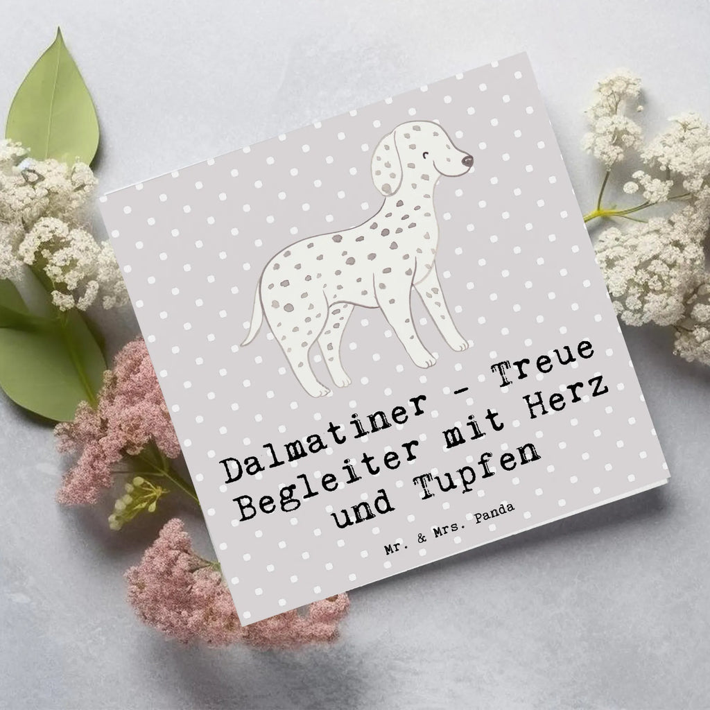 Deluxe Karte Dalmatiner Herz Karte, Grußkarte, Klappkarte, Einladungskarte, Glückwunschkarte, Hochzeitskarte, Geburtstagskarte, Hochwertige Grußkarte, Hochwertige Klappkarte, Hund, Hunderasse, Rassehund, Hundebesitzer, Geschenk, Tierfreund, Schenken, Welpe